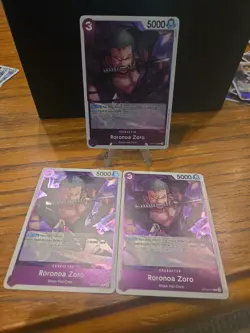 Roronoa Zoro OP09-076 Rare Foil PRB02 -The Best Vol 2 One Piece TCG English x3 - Image 1