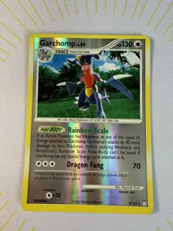 Pokemon TCG Garchomp Reverse Holo Card 9/123 Mysterious Treasures LP ✨ - Image 2