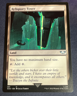 MTG 0291 Reliquary Tower - Commander Warhammer 40K Magic the Gathering - Image 1