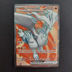 Pokemon TCG Reshiram Ex 158/086 Full Art White Flare Card - Image 1