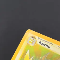 Pokemon TCG Card Raichu 14/62 Fossil Holo Rare Vintage WOTC - HP - Image 3
