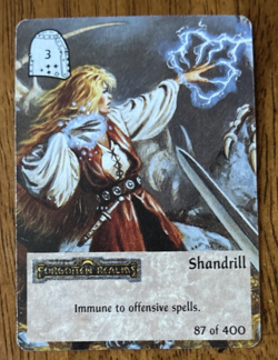 Spellfire CCG Common Card Shandril - 1st Edition 87 of 400 - Image 1
