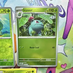 Pokemon Bulbasaur, Ivysaur, Venusaur 3 Card Lot - Rev-holo/Non-holo - Image 3