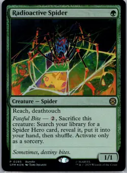 Radioactive Spider 285 Marvel's Spider-Man Magic: The Gathering Foil NM/M - Image 1