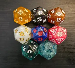 MTG Oversized Spindown Bundle Dice Transformers MH3 Ixalan OTJ Foundations Lot - Image 1