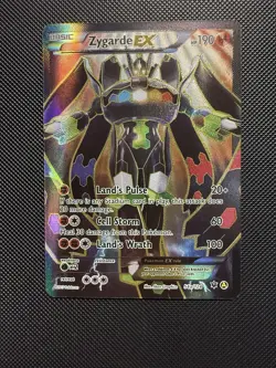 Pokemon TCG Zygarde EX Fates Collide 54a/124 Alternate Art Full Art Holo NM / MT - Image 1