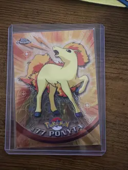 Pokemon Topps Chrome Ponyta #77 Holo MP - Image 1