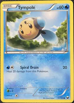 Tympole 31/108 Dark Explorers Regular - Pokemon Card - Image 1