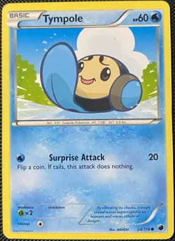 Tympole 24/116 Plasma Freeze Regular - Pokemon Card - Image 1
