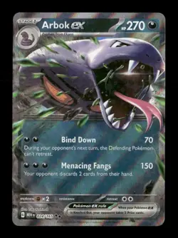 Arbok ex 024/165 151 NM/M Pokemon - Image 1