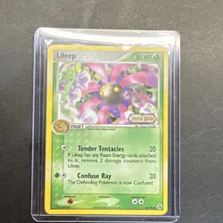 Pokemon Lileep 56/92 Legend Maker Holo Common 80 HP Stage 1 English 2006 - Image 1