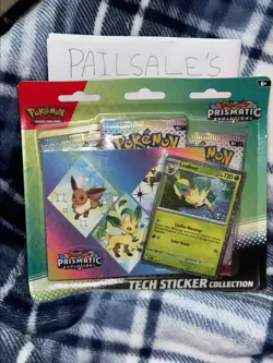 Pokemon Eevee Evolutions Leafeon Tech Sticker Collection - Image 1