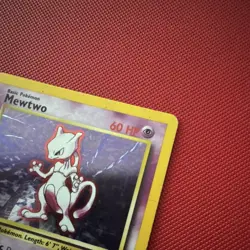 Pokemon TCG Mewtwo Base Set 10/102 Holo Rare Basic 60 HP English 1999 Wizards - Image 3