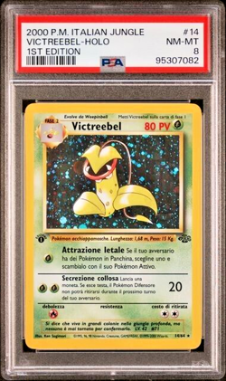 Pokemon PSA 8 Victreebel #14 Holo 1st Edition Jungle 2000 Italiano - Image 2