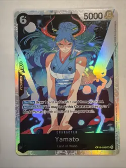 One Piece Card Game Yamato (098) OP16-098 The Time of Battle Foil SR Pair X2 🔥 - Image 3