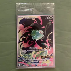 Pokemon TCG Mega Evolution - Bulbasaur 133/132 Illustration Rare Stamped - Image 1