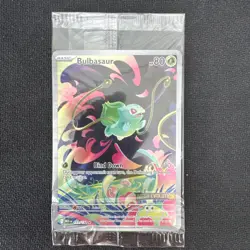Pokemon TCG Mega Evolution - Bulbasaur 133/132 Illustration Rare Stamped Sealed - Image 2