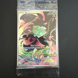 Pokemon TCG Mega Evolution - Bulbasaur 133/132 Illustration Rare Stamped Sealed - Image 1