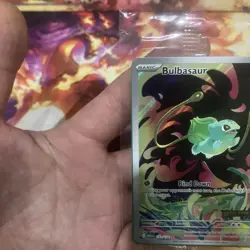 Sealed Bulbasaur 133/132 Stamped Illustration Rare Promo Mega Evolution Pokemon - Image 3