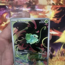 Sealed Bulbasaur 133/132 Stamped Illustration Rare Promo Mega Evolution Pokemon - Image 4