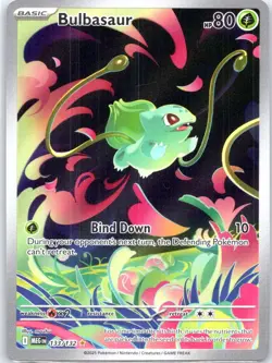 Bulbasaur 133/132 Illustration Rare Mega Evolution Pokemon Near Mint - Image 1