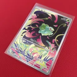 Pokemon TCG Bulbasaur 133/132 ME01: Mega Evolution Illustration Rare Holo - Image 3
