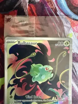 Pokemon TCG Bulbasaur Mega Evolution Stamped Illustration Rare Card 133/132 - Image 4