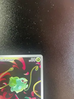 The Pokemon Company Bulbasaur 133/132 ME01 Mega Evolution Holo IR English 80HP - Image 3