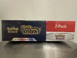 Pokemon Surging Sparks ETB & Booster Bundle Costco 2-Pack Factory Sealed - Image 3