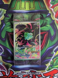 Pokemon TCG Mega Evolution Bulbasaur Card 133/132 Stamped Promo, Sealed - Image 1