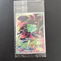 Pokemon TCG Bulbasaur Mega Evolution Illustration Rare Promo Card 133/132 - Image 1