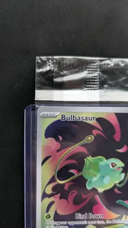 SEALED Pokemon Bulbasaur Card Mega Evolution 133/132 Stamped Promo - Image 3