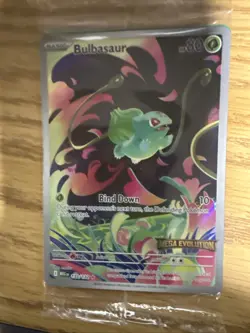 Pokemon TCG Bulbasaur Mega Evolution Stamped Sealed 133/132 - Image 1