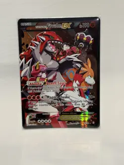 Pokemon TCG Team Aqua's Kyogre-EX & Team Magma’s Groudon-EX LP-NM Holo Rare - Image 2