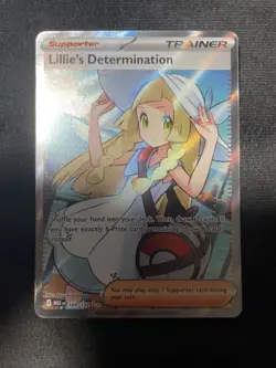 Pokemon TCG Lillie's Determination Full Art 169/132 Mega Evolution Near Mint - Image 1