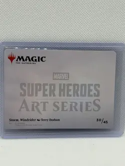 Storm, Windrider Art Card 30/45 Art Series: Marvel Super Heros - Image 2