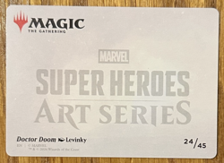 MTG Marvel Super Heroes Art Card, Doctor Doom 24/45 - Image 2