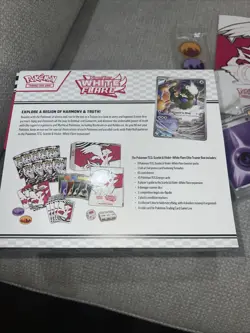 Pokemon Scarlet Violet WHITE FLARE ETB OPEN W/ tornadus full art PROMO NO PACKS - Image 5