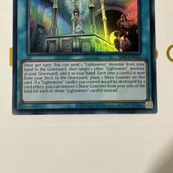 Lightsworn Sanctuary SDLI-EN024 - 1st Edition NM - Ultra Rare Yugioh Card TCG - Image 2