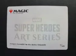 Avengers Assemble! Art Card 1/45 MTG Marvel Super Heroes - Image 2