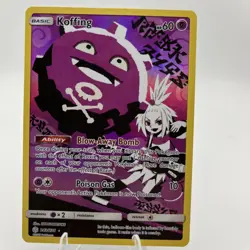 Koffing Secret 243/236 Secret Rare SM Cosmic Eclipse LP Pokemon Card - Image 1