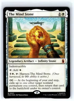The Mind Stone 21 Mythic Marvel Super Heroes Magic: The Gathering Foil Near Mint - Image 1