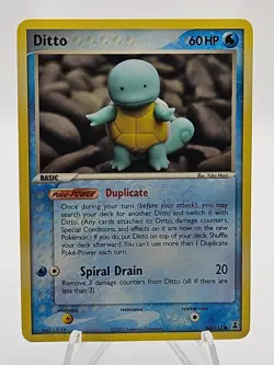 Pokemon 2005 Delta Species Ditto [Squirtle] 64/113 - Image 1