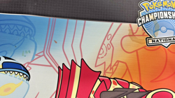 2015 Pokemon Nationals Exclusive Playmat Primal Groudon Primal Kyogre - Image 2