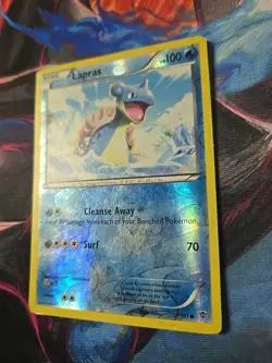 Lapras - 17/101 - Common - Reverse Holo Pokemon Plasma Blast HP - Image 2