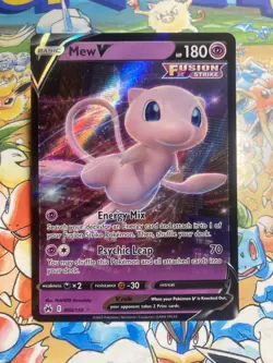 Mew V 060/159 Holo Rare V Crown Zenith Pokemon TCG - Image 1