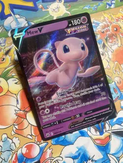 Mew V 060/159 Holo Rare V Crown Zenith Pokemon TCG - Image 2