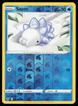 Snom #063/202 Reverse Holo 2020 Pokemon Sword & Shield LP - Image 1