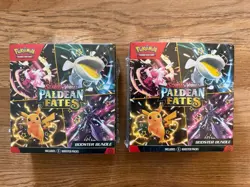 Pokemon TCG Paldean Fates Booster Bundle Factory Sealed – Lot of 2 - Image 1