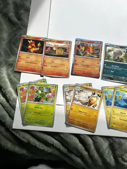 Pokemon TCG Paldean Fates Mixed Type Bulk Lot 56 Cards Holos & Reverse - Image 3
